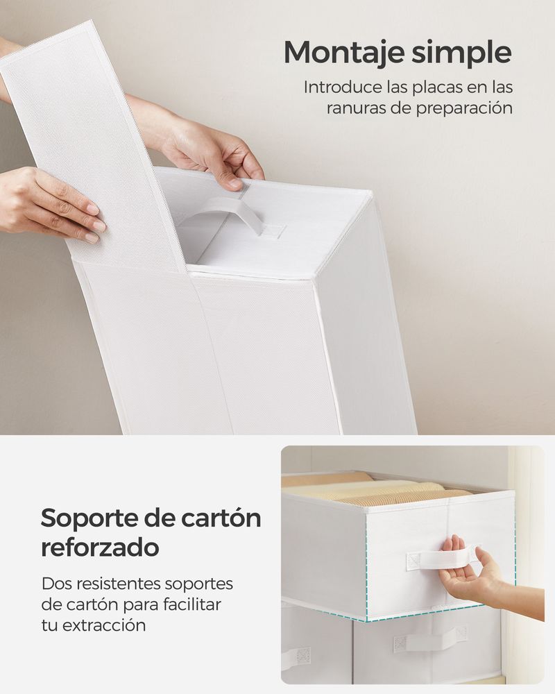 Cajas Organizadoras Para Clósets SONGMICS Juego De Organizadores