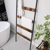 VASAGLE Escalera para Toallas, Escalera Decorativa, 65 cm de Ancho