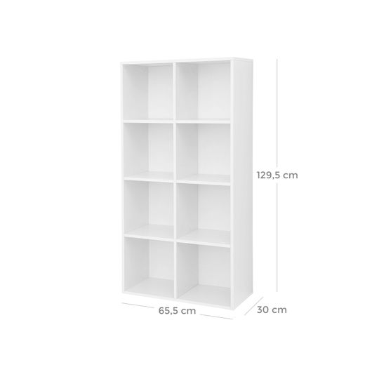 Estantería de Almacenamiento de 8 Cubos