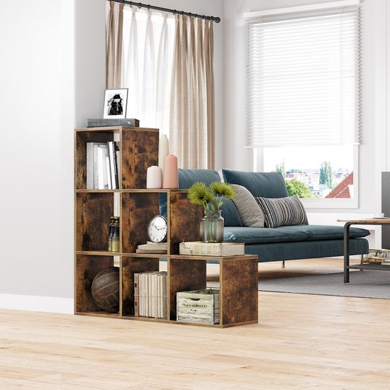 VASAGLE Estantería en Forma de Escalera, Estantería de Almacenamiento