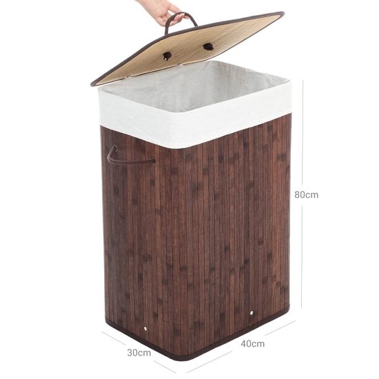 Cesta de la Ropa Plegable Grande