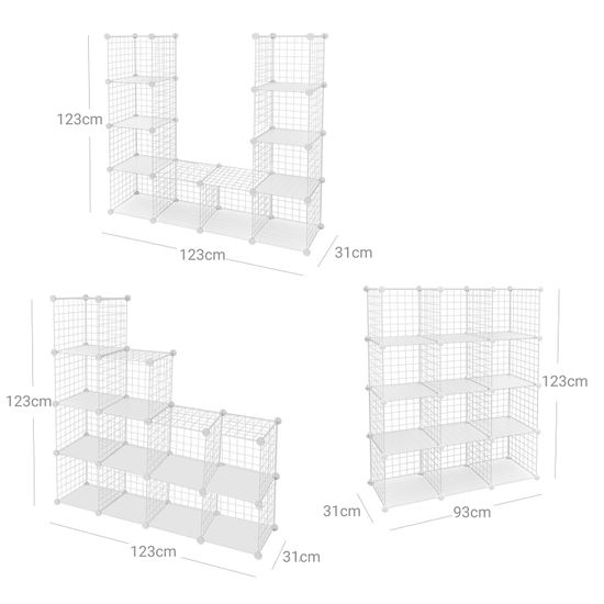 Cubo De Almacenamiento De 12 Cubos
