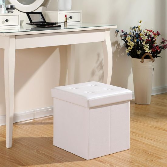 Taburete Plegable Otomano de Almacenamiento