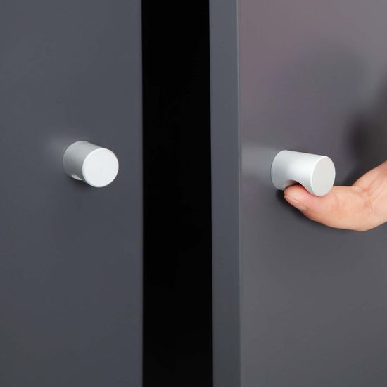 SONGMICS Armario de Almacenamiento, Armario Metálico de Oficina de 3