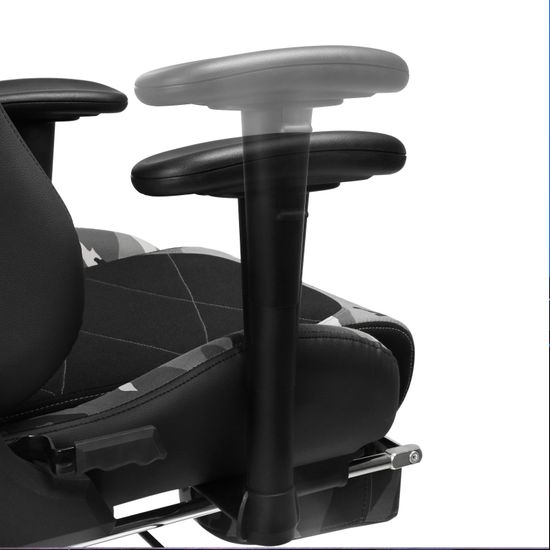 SONGMICS Silla Gaming con Reposapiés, Silla Ergonómica Racing