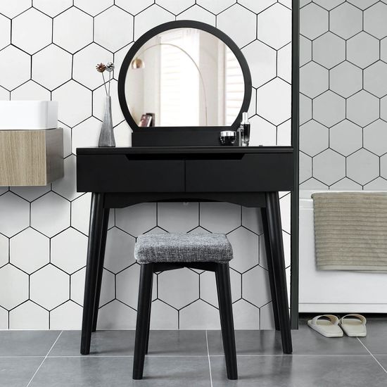 Tocador Elegante Negro