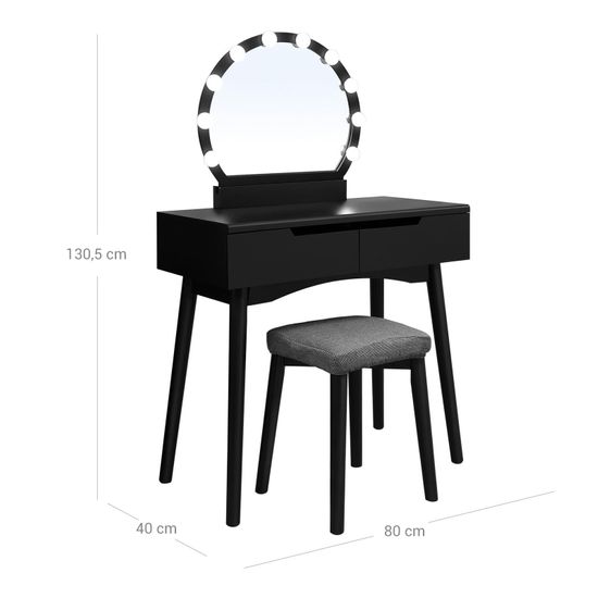 Tocador Con Espejo De Bombillas