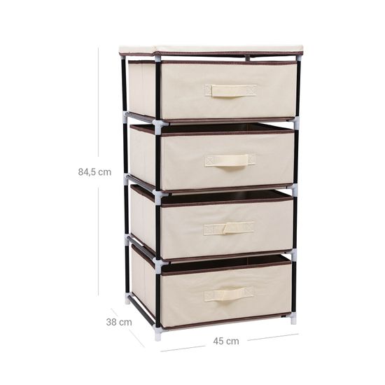 Armario de Almacenaje con 4 Cajones