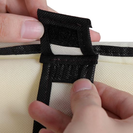 Zapatero De Tela Beige