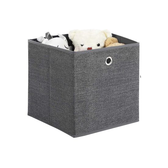 SONGMICS Juego de 6 Cajas de Almacenamiento, Cubos de Almacenaje