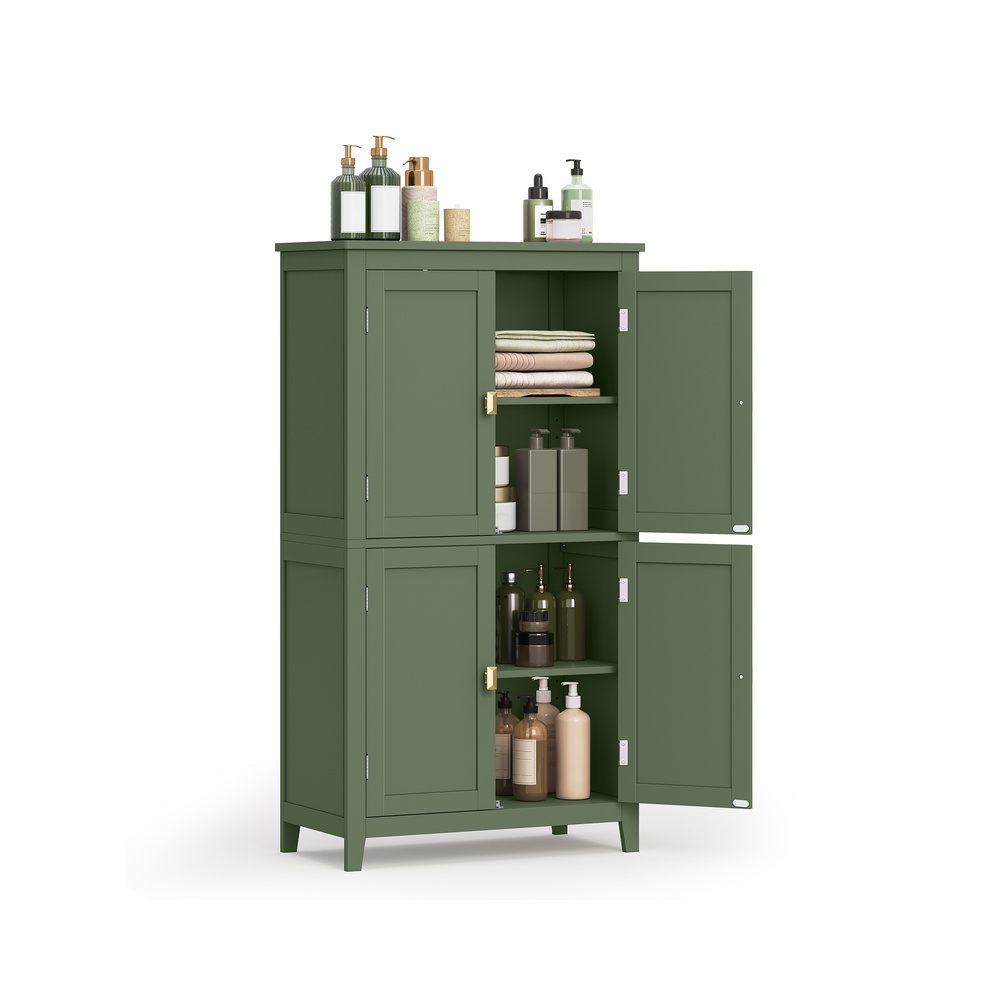 Vasagle Verde Mueble De Baño 30 X 60 X 110 Cm Bosque