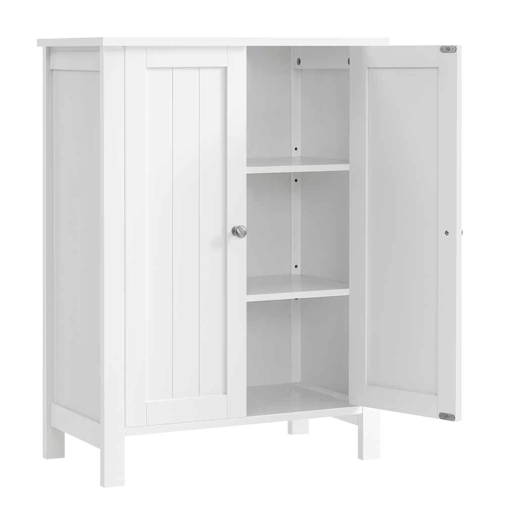 Leroy Merlin Armario Para Baño Con 2 Puertas Y Balda Ajustable, Solución De Almacenaje Eficiente, 60X30x80 Cm, Blanco - Imagen 2