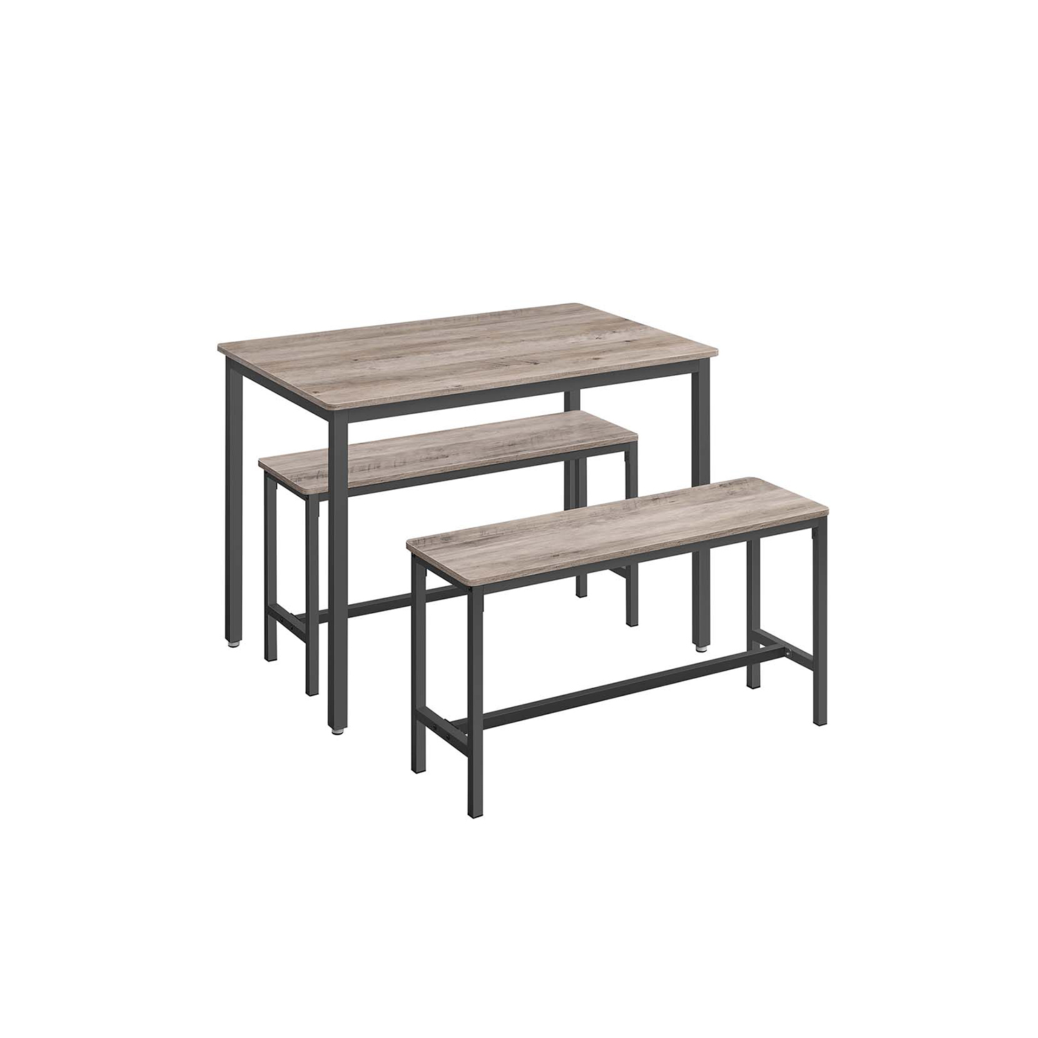 Vasagle Conjunto De Mesa De Comedor Y 2 Sillas