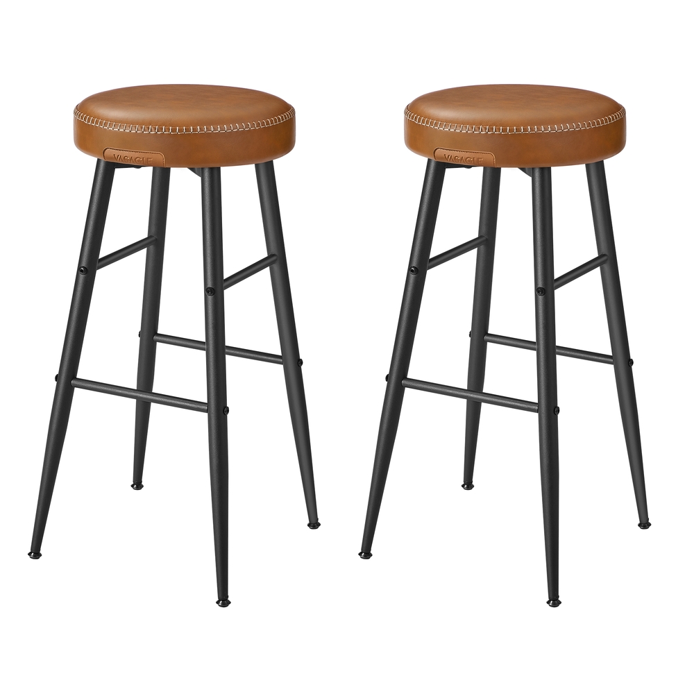 Vasagle Ekho Colección - Juego De 2 Taburetes De Bar Taburetes De Cocina De Desayuno