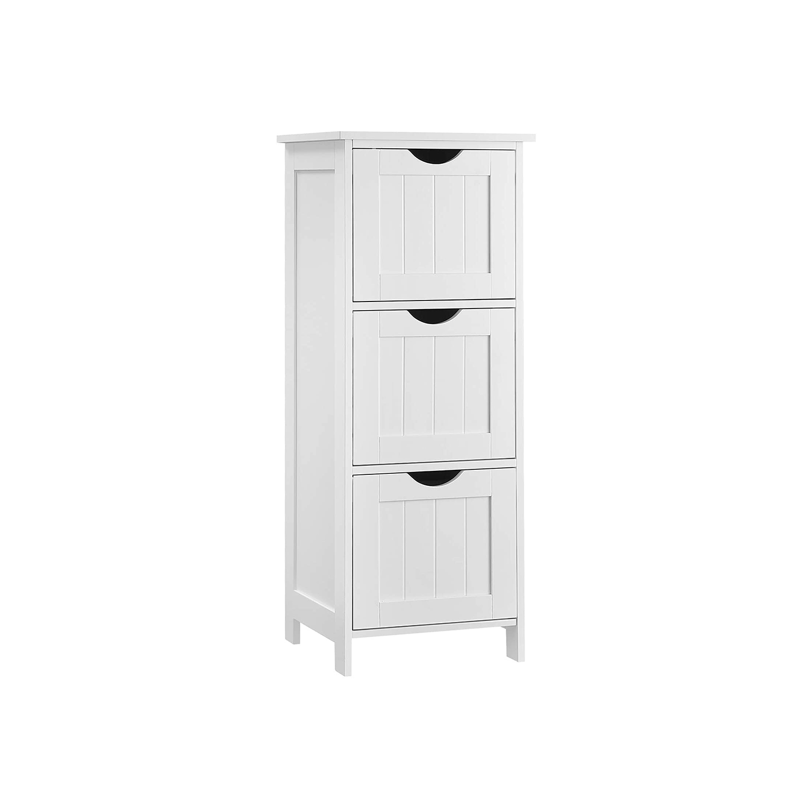 Vasagle Blanco Armario De Baño 30 X 32 X 81 Cm Moderno Mate
