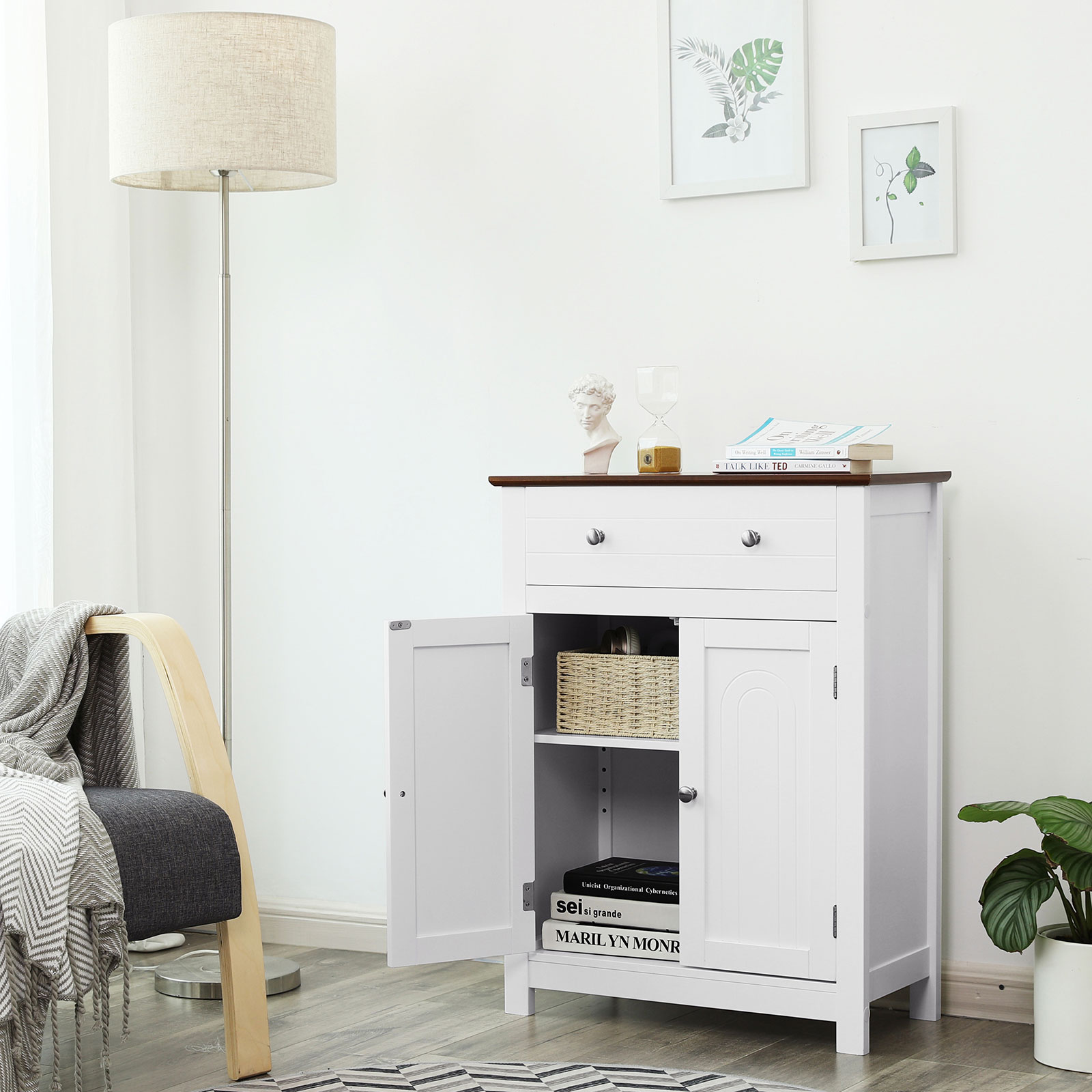 Armario de Baño de Estilo Rústico