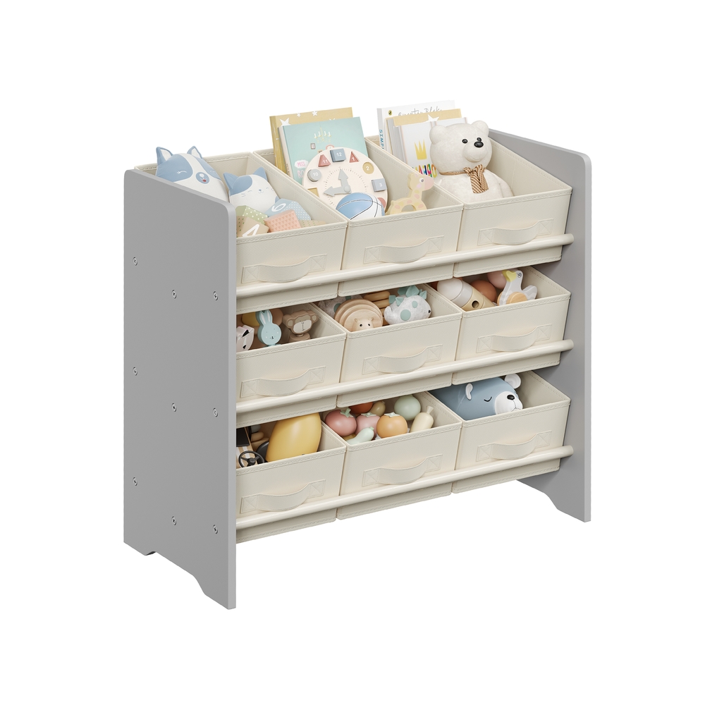 Songmics Gris Estantería Infantil Para Juguetes 29,5 X 62,5 X 60 Cm Paloma