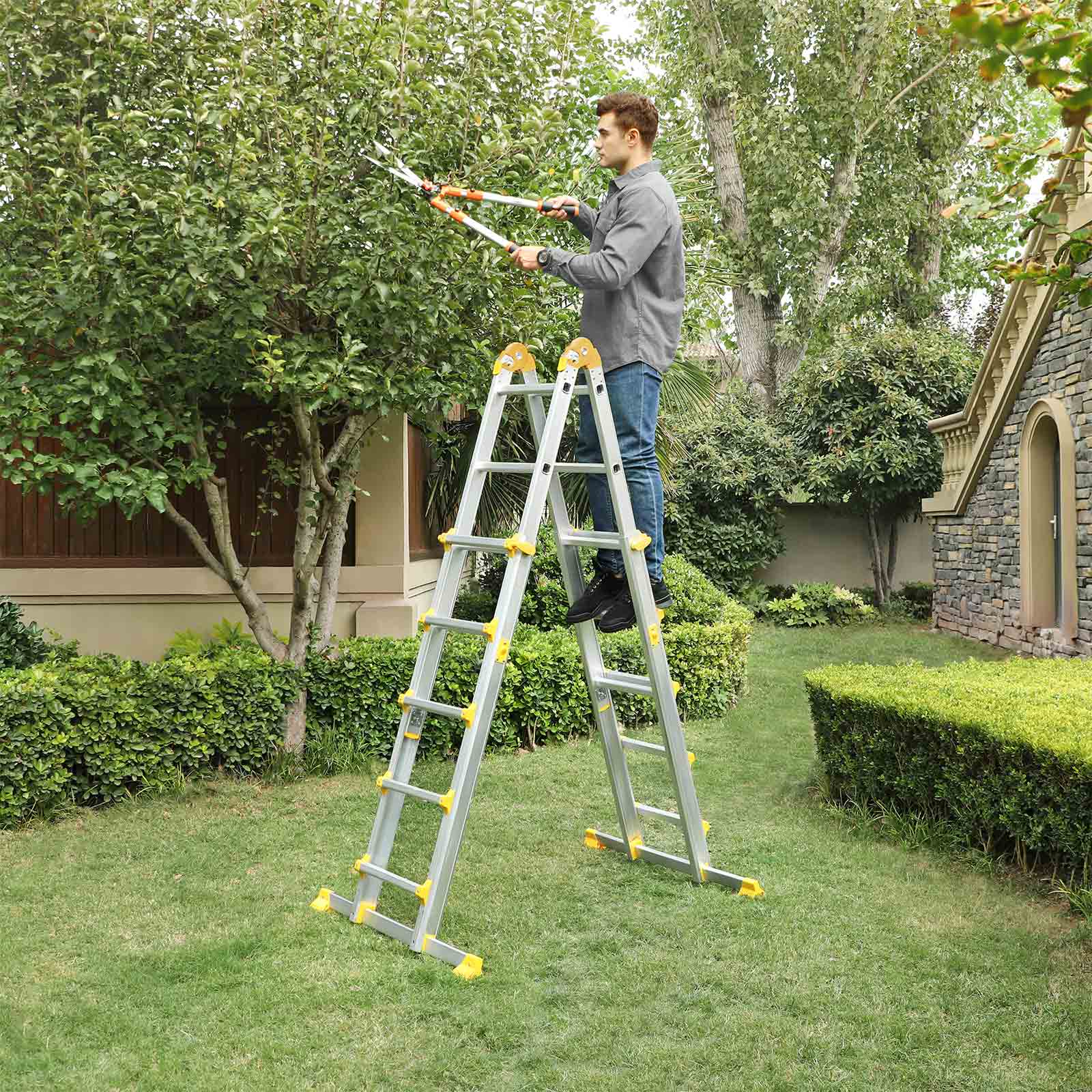 Escalera Multifuncional de Aluminio