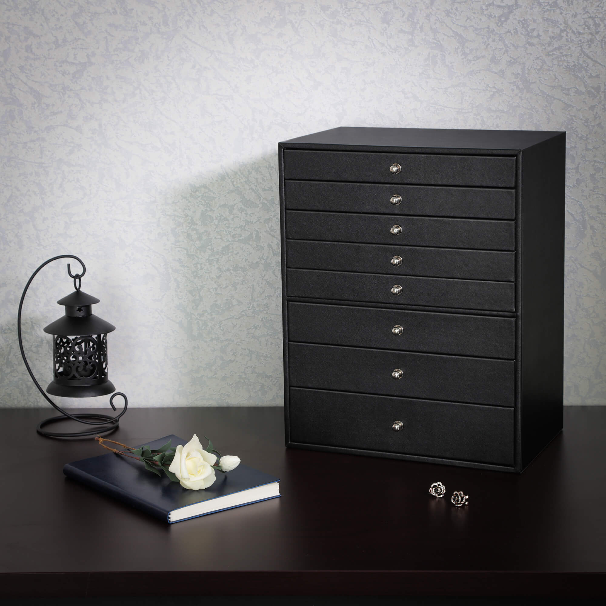 Caja de Joyas con 8 Cajones