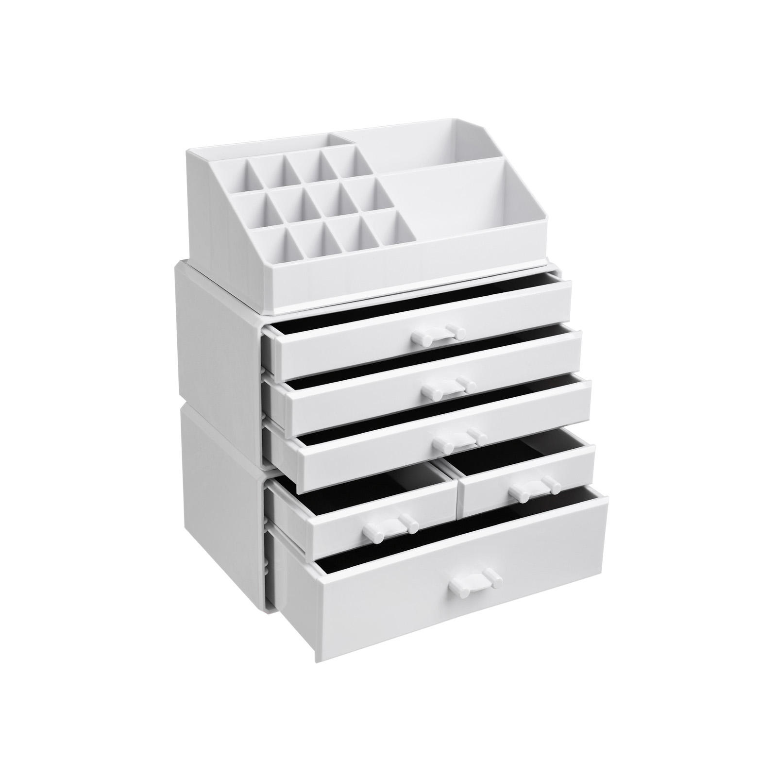 SONGMICS Organizador de Maquillaje Acrílico Grande, Regalos Navidad