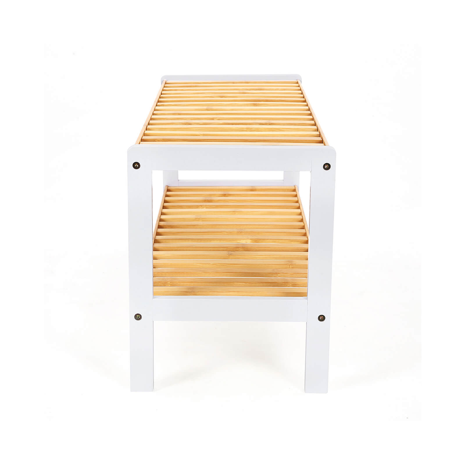 Estantería de Bambú de 2 Niveles