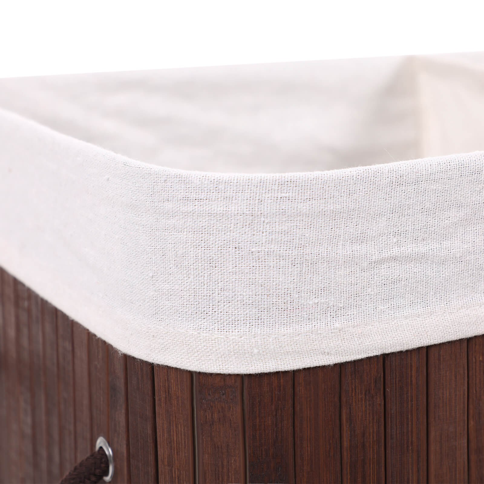 Cesta de Ropa de Bambú