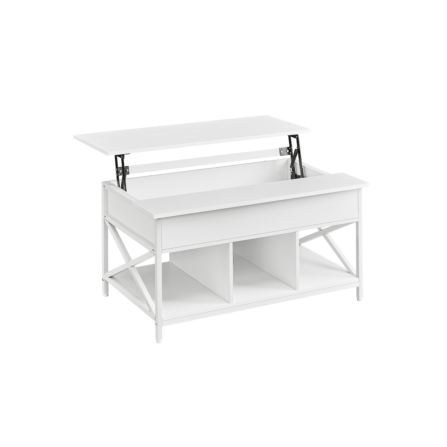 Vasagle Mesa De Centro Mesa De Café Con Tablero Elevable Para Dormitorio