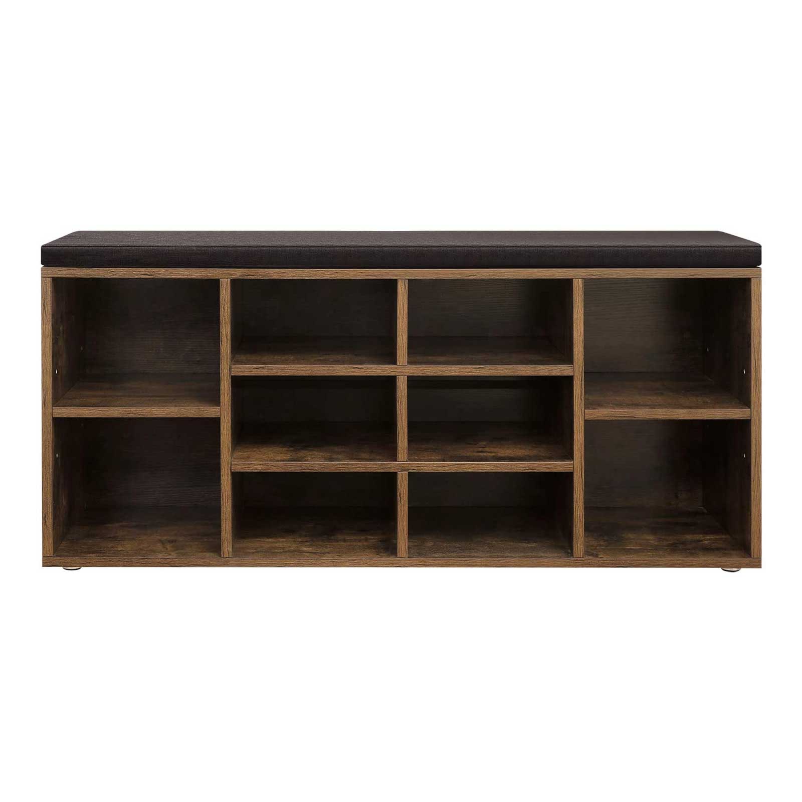 VASAGLE Banco para Zapatos, Repisa para Zapatos, Armario de