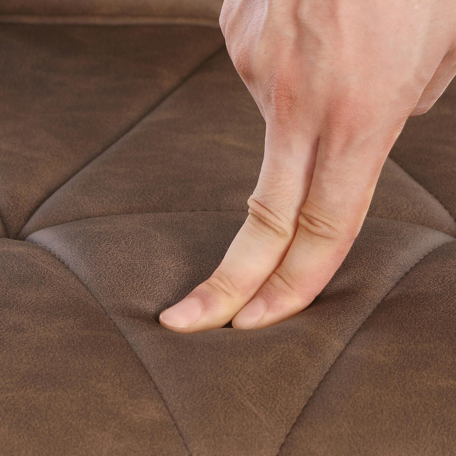 SONGMICS Taburete de Bar, Juego de 2, Sillas de Cocina con Marco de