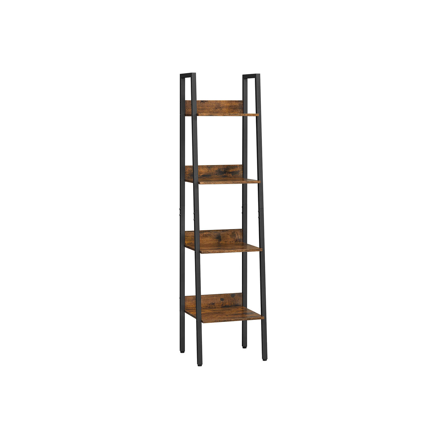 Genérico Marrón Estantería De Escalera De 4 Niveles - Rústico Cocina Habitación - Imagen 3