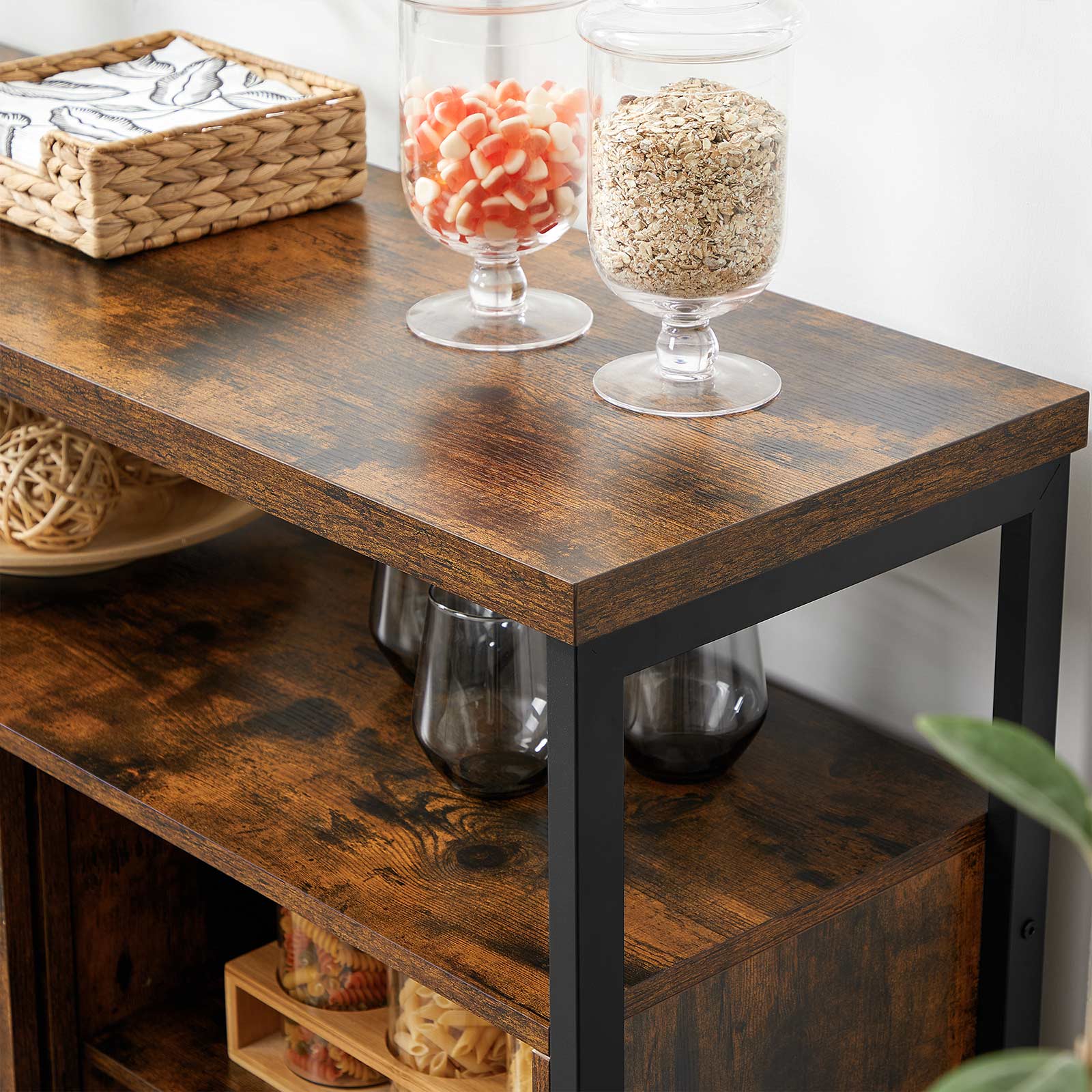 Armario de Almacenamiento con Puertas correderas