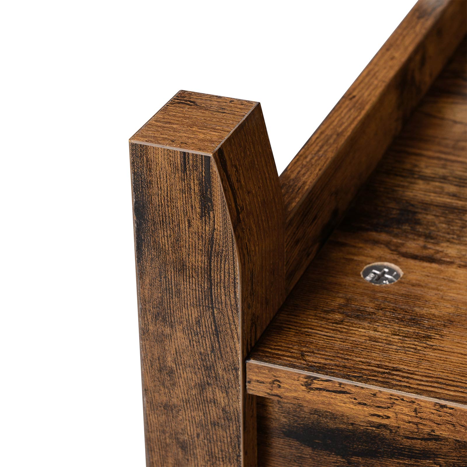 VASAGLE Soporte de TV, Mueble de TV con Agujeros para Cables, Estantes