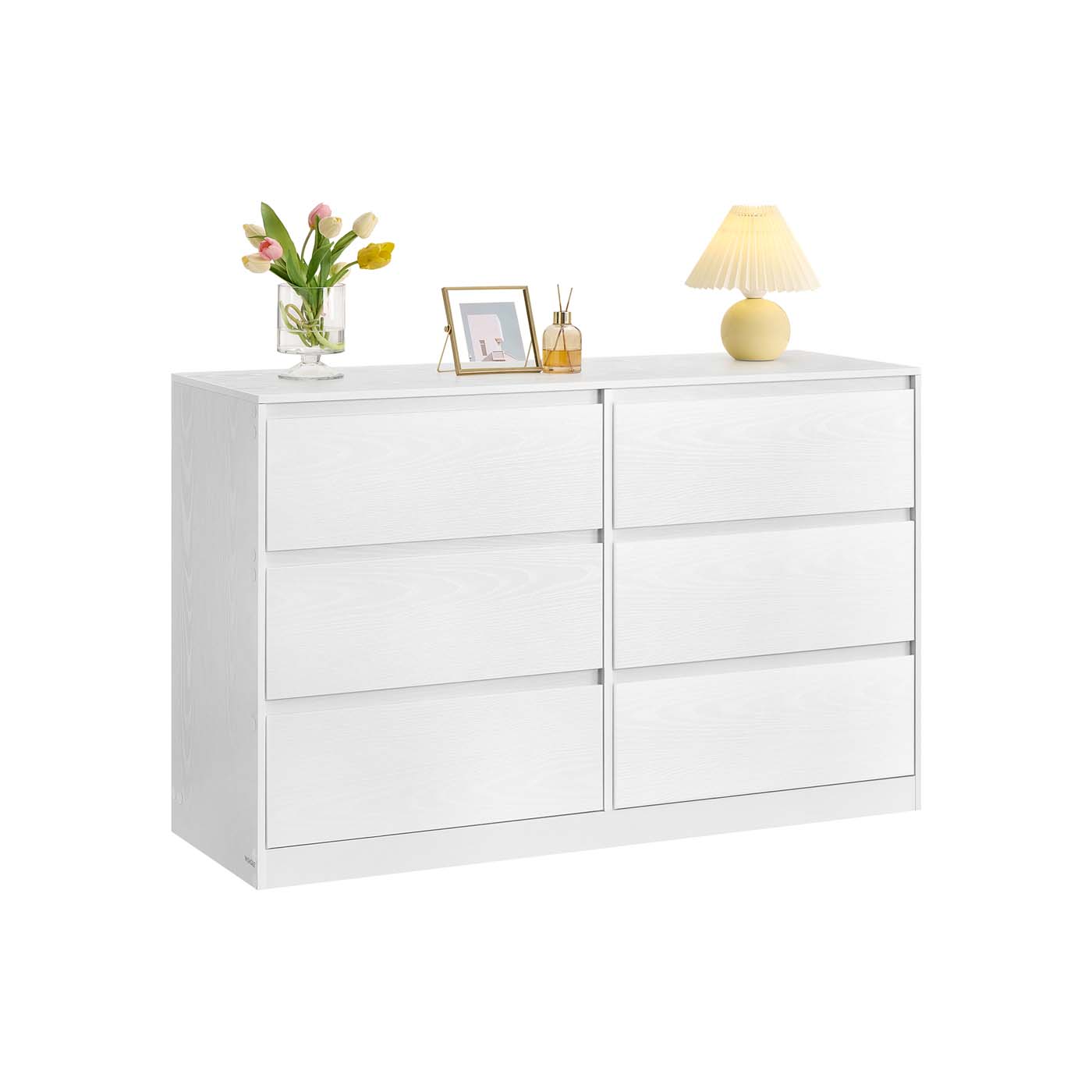 Vasagle Colección Kailyn - Cómoda De Seis Cajones