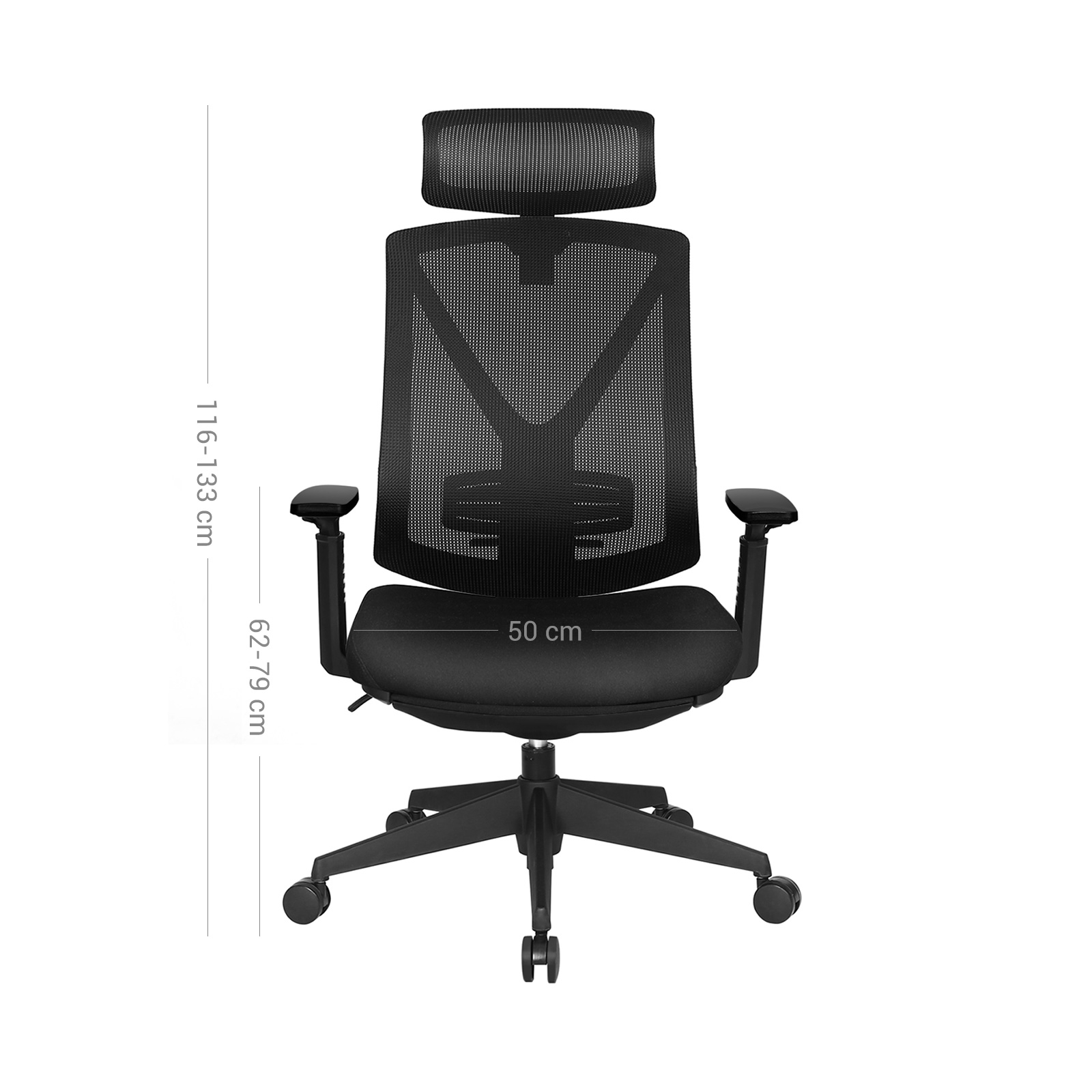 SONGMICS Silla de Oficina Ergonómica, Silla de Escritorio con