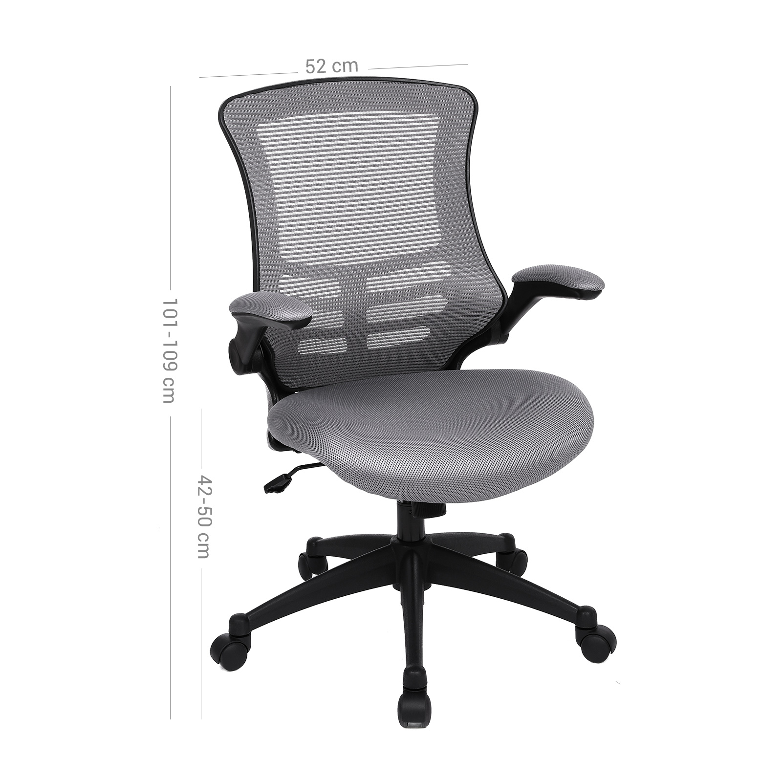 SONGMICS Silla de oficina, Silla Giratoria de Escritorio de Malla