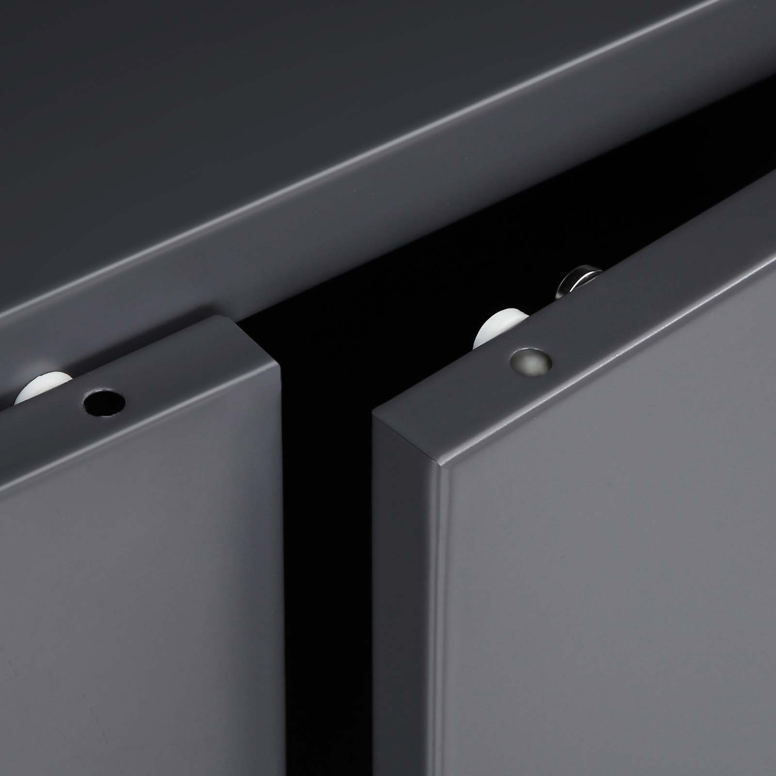 SONGMICS Armario de Almacenamiento, Armario Metálico de Oficina de 3