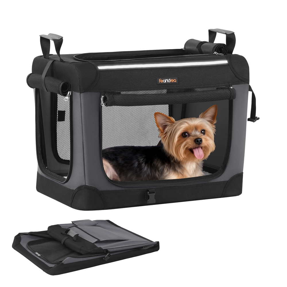 Feandrea Transportín Plegable Para Perros Pequeños De Tela Oxford