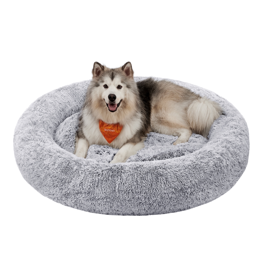Feandrea Gris Cama De Perros Cojín Central Extraíble Y Lavable Ombré