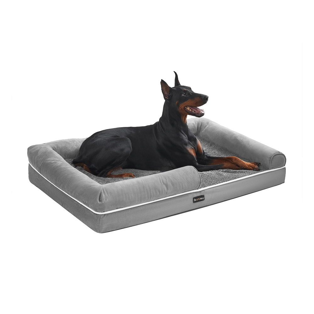 Genérico Gris Cama Ortopédica Xl Para Perros Elevados En Casa 120X85x25 Cm Impermeable - Imagen 3