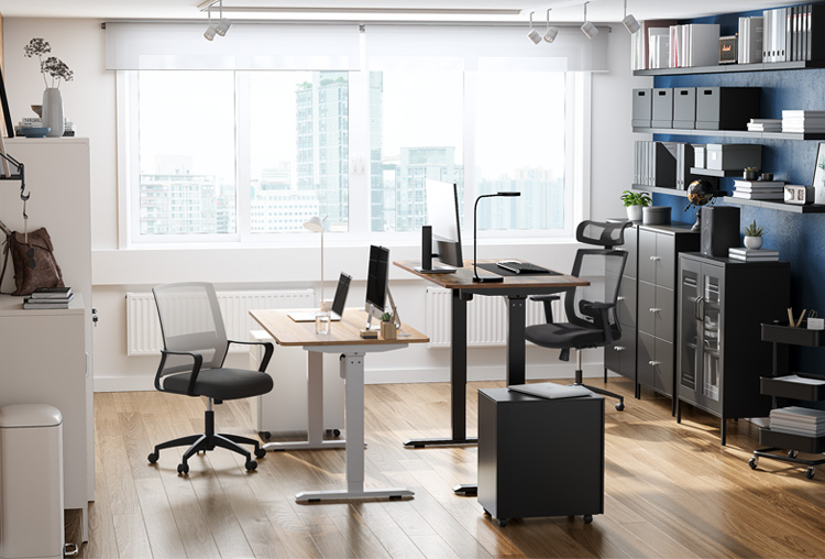 Un espacio de trabajo compartido para dos